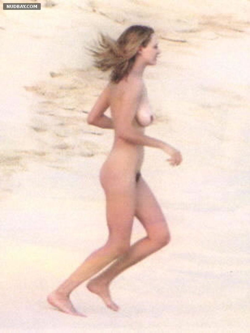 Uma Thurman nude vacation on the beach in St Barts 1996